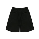 サイドポケットポイントバミューダパンツ / side pocket point bermuda shorts - BLACK