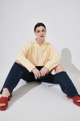 オーガニックコットンカラーニット/ORGANIC COTTN COLLAR KNIT