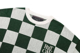 チェッカーボードニットトップス / CHECKER BOARD KNIT TOP_GREEN