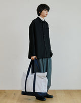 ユニセックスカンバスバッグ/unisex canvas bag white