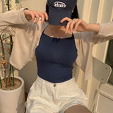 [Bellide made] ビギニングサマークロップドカーディガン
