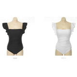 Backcross Ruffle Monokini One Piece Swimsuit SW19265F