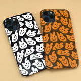 Smile Moorugi Pattern Brown Bumper Case (6660048355446)