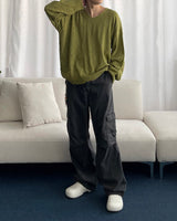 ディトビーズウォッシングカーゴパンツ / CL Ditto beads Washing cargo pants (3 colors)