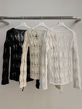 クロシェカーディガン/CROCHET CARDIGAN