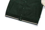 エッセンシャルロゴバーシティジャケット / ESSENTIAL LOGO VARSITY JACKET_GREEN