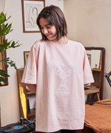 フラワー 半袖 Tシャツ / Flower T-Shirts Pink