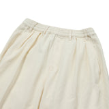 IVORY DRAWSTRING TROUSERS