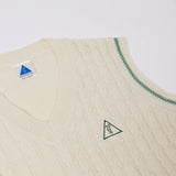 ケーブルニットベスト / 25P CABLE KNIT VEST_CREAM