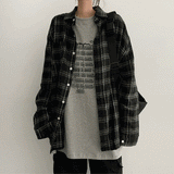 [Self-made] Jeff Checkered Shirt