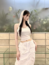 ライジングシャーリングスリットロングスカート / 931. Rising shirring slit long sk (2color)