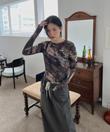 ギャラクシーシースルーTシャツ / Galaxy see-through T-shirt (3color)