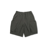 防撕裂洗い加工ショートパンツ