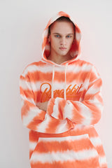 タイダイフーディ / BSR2223FWPO008 BS TIE-DYE HOODIE ORANGE