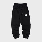 BASIC LABEL JOGGER SWEATPANTS (BLACK) (6603666686070)