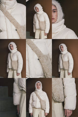 Eco Fur Crossbag (Ivory)