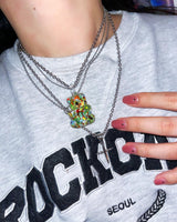 Two chain layered necklace (6685444505718)