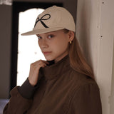 Ivory Ribbon Camp Cap