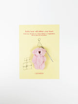 Cosymosy 'Happy Birth & Congratulation' Teddy bear Keyring Card - 5 Color