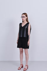 ビーガンレザーベスト / vegan leather vest
