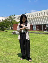クラムストライプシャツ