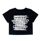 ウェンズデーtシャツ