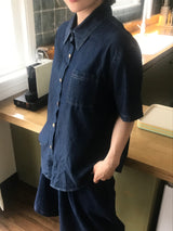 グラビティデニムシャツ