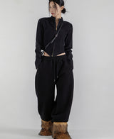 （UNISEX）スティングサイドピンタック起毛パンツ
