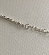 [92.5silver] グリッターぺブルネックレス