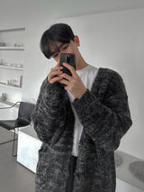 Acon Mohair Brush Cardigan (3color)