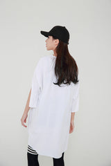 アンフテッドショルダーロング半袖Tシャツ / TOP(7791) Unfooted Shoulder Long Short Sleeve Tee