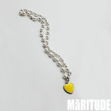 イェローハートネックレス / YELLOW HEART NECKLACE / STACY C 착용