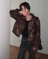 クロッカータイダイブレザー/[自主製作] Crocker tie-dye blazer