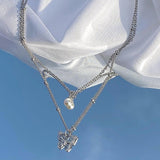 Helen two chain necklace (6664238432374)