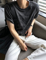 パンクレタリングTシャツ