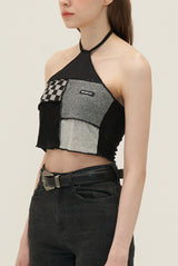Check patch work top_Black (6568905277558)
