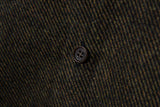 コントラスティングポイントコーデュロイシャツ/Contrasting point corduroy shirt S112 Mustard&Black