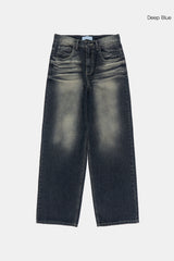Cloudy domingo washed denim pants