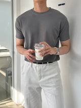 デイパーフェクトマッスルフィットアイスバンドショートスリーブTシャツ / Day Perfect Muscle Fit Ice Bundo Short-Sleeved T-Shirt (9 colors)