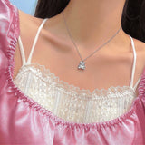 Luv in bear necklace (6657695809654)