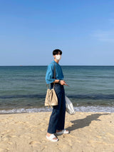 ロングワイドリネンシャツ