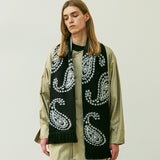 WFTB PAISLEY FOOTBALL MUFFLER BLACK