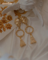 アフロディーテシリーズ - リングアンドタッセルピアス / Aphrodite Series - Ring and Tassel Piercing