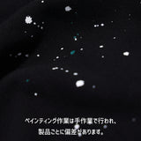 ハートプリンティングペインティングスウェットシャツ