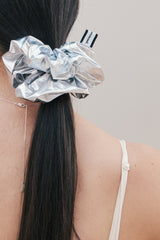 Silver Scrunchie (Silver)