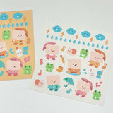 Raincoat sticker (1 set of 2 sheets) (6695845560438)