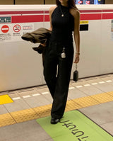 ローライズストリップトラウザーズ