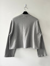 Melange twoway jacket
