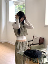 Tabe shirring vest vest set-up