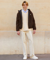 フリースオーバーサイズジャケット/RCH fleece oversized Jacket brown